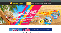 Desktop Screenshot of goldentours.ba